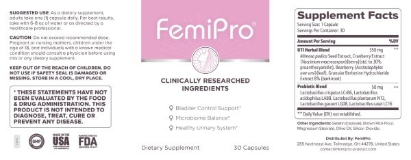 FemiPro supplement